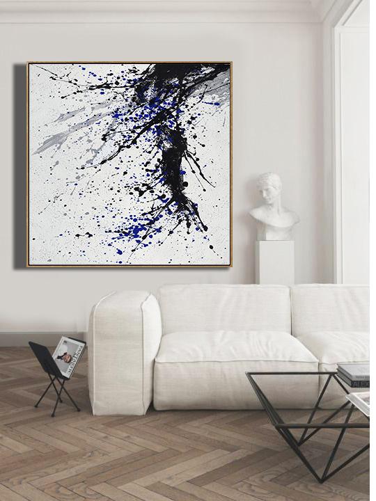 Minimalist Drip Painting #DH27A - Click Image to Close